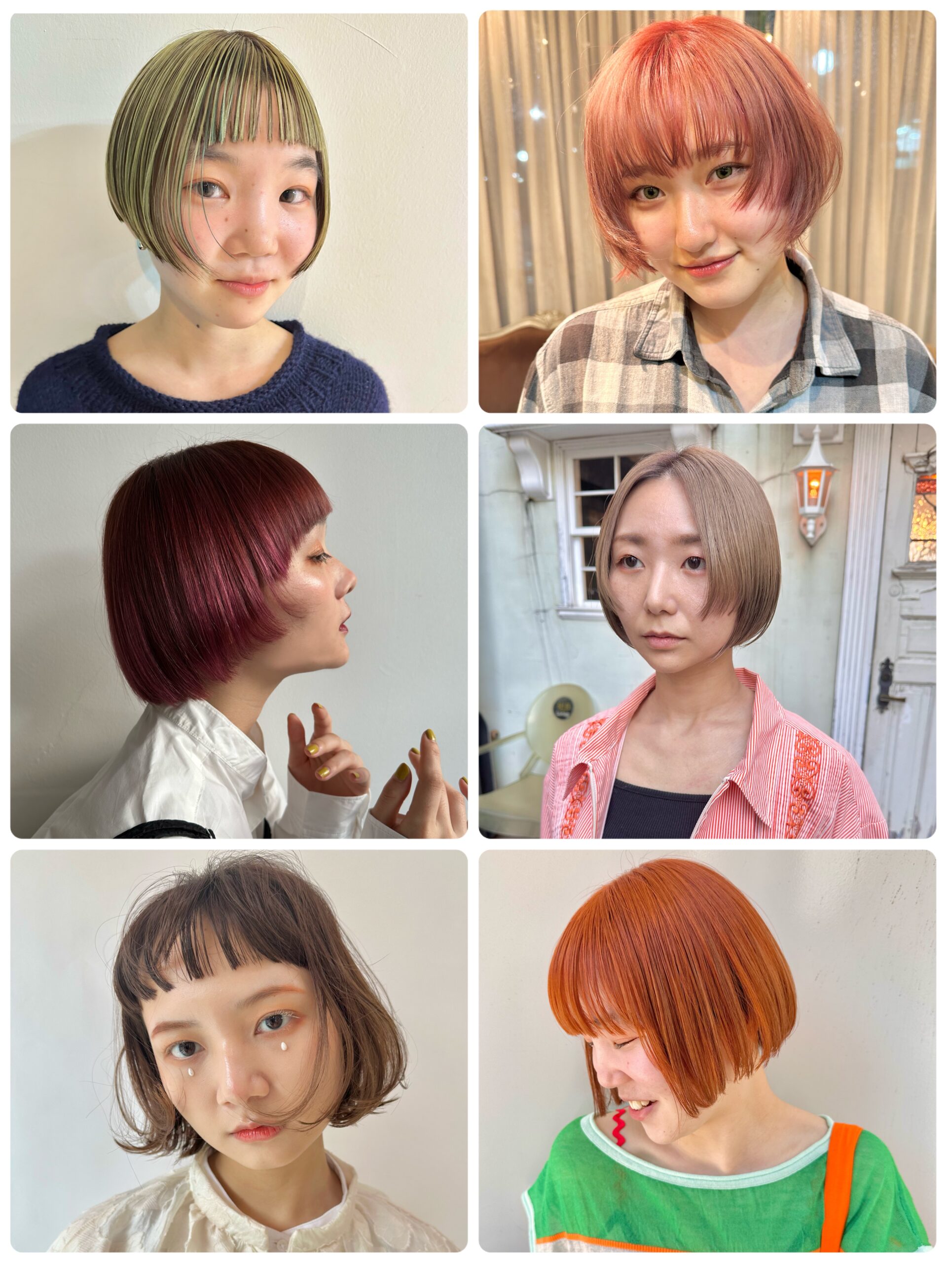 ボブ、ボブ、ボブ、西荻窪のボブ好きにはたまらない。ボブの種類とボブ